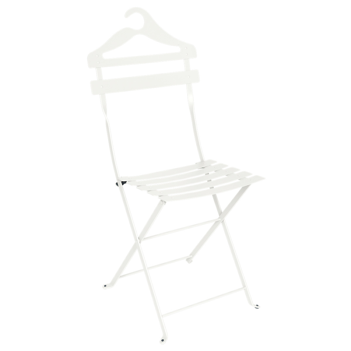 Chaise valet BISTRO Fermob blanc coton 