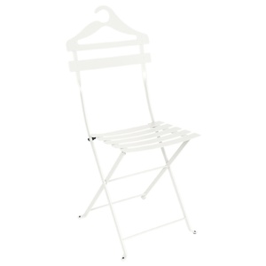 Chaise valet BISTRO Fermob blanc coton 