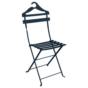 Chaise valet BISTRO Fermob bleu abysse