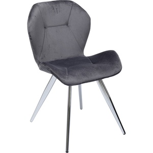 Chaise VIVA Kare Design gris-chromé