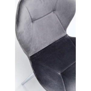 Chaise VIVA Kare Design gris-chromé
