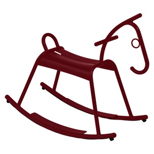 Cheval à bascule ADADA Fermob cerise noire
