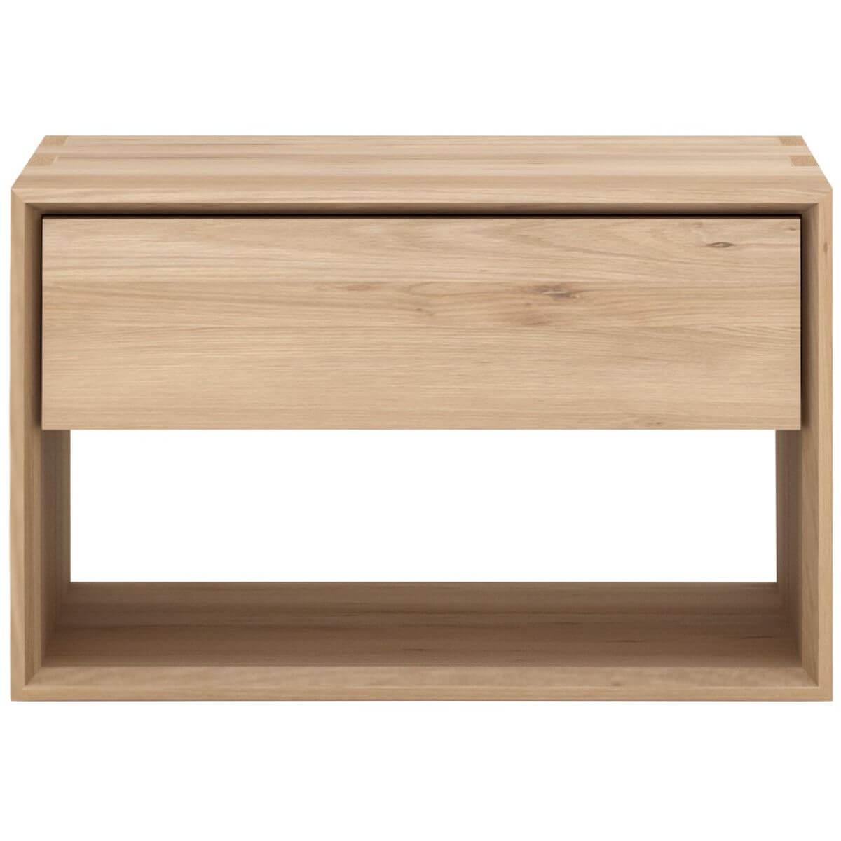 Chevet 1 tiroir NORDIC Ethnicraft chêne