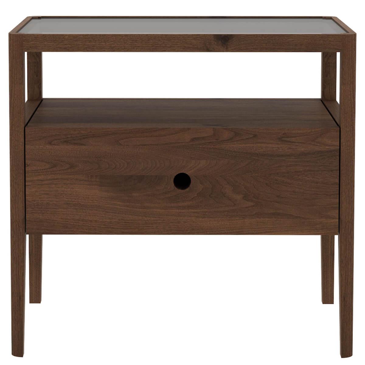 Chevet SPINDLE Ethnicraft 1 tiroir noyer