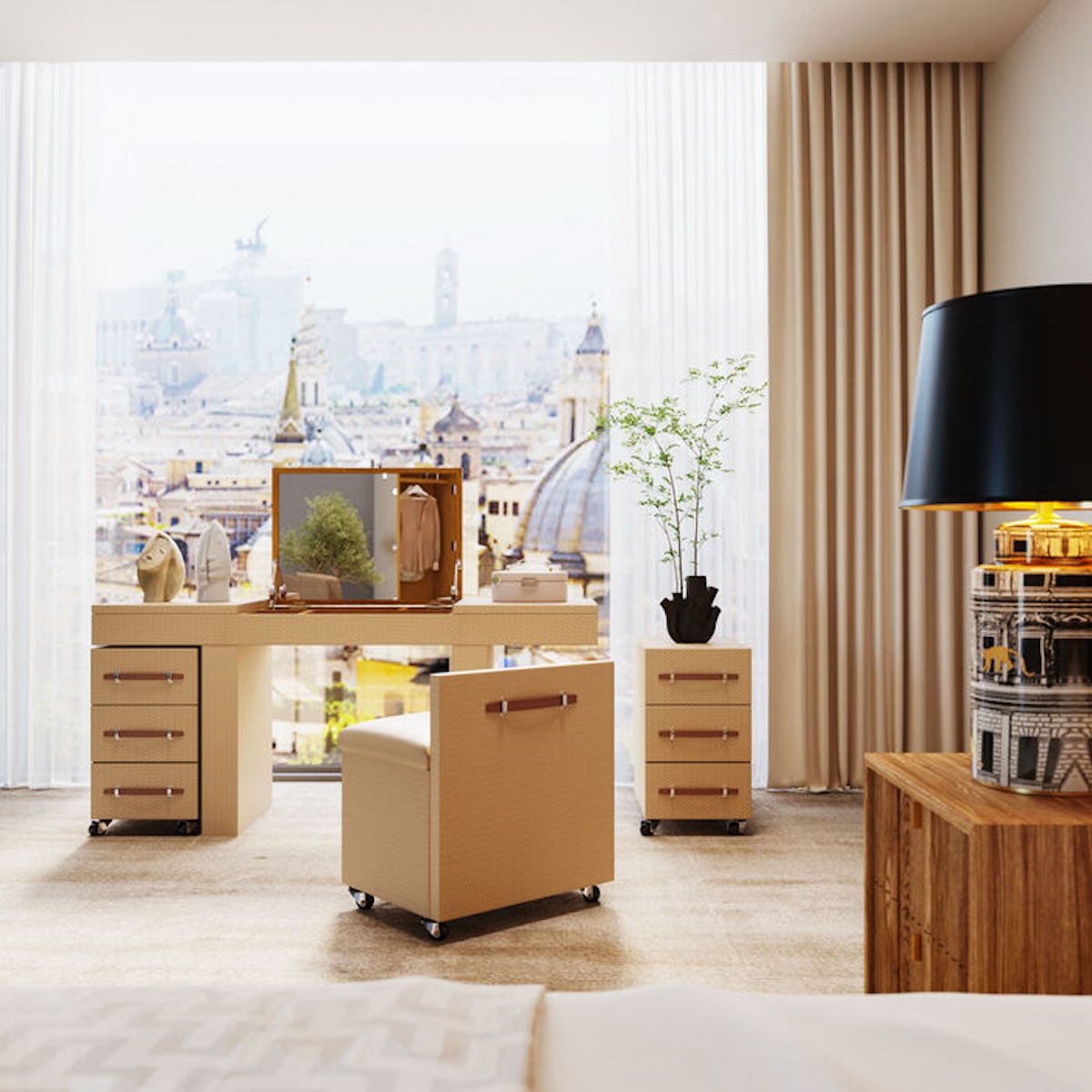 Coiffeuse VENEZIA Kare Design Creme