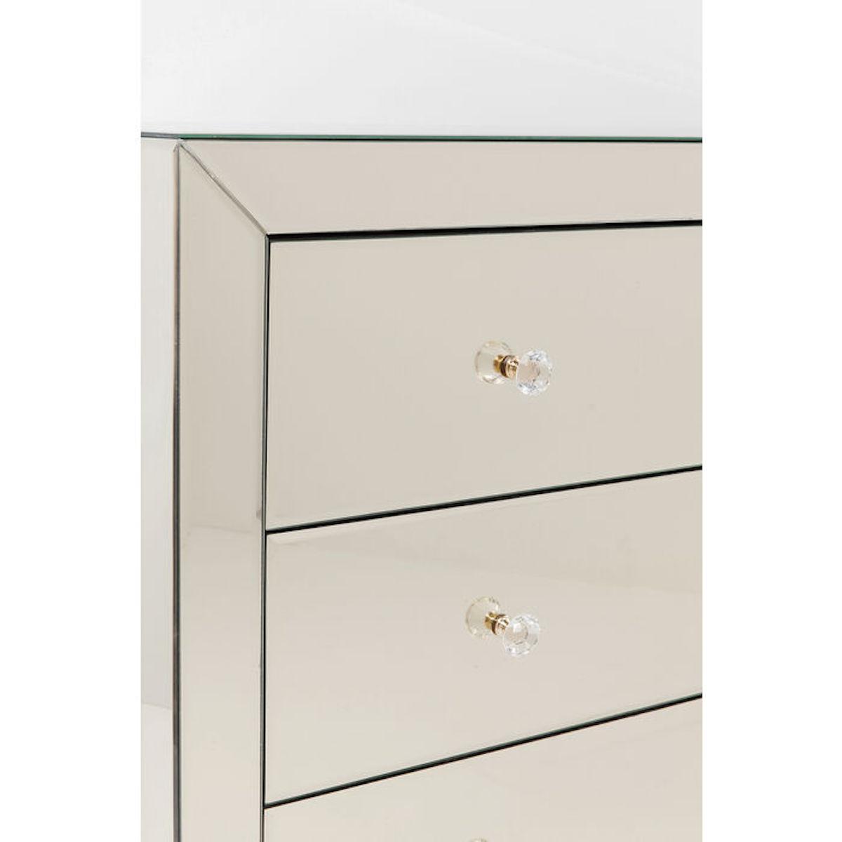 Commode 3 tiroirs LUXURY Kare Design Champagne