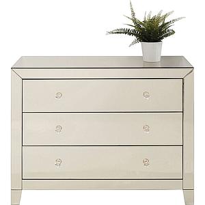Commode 3 tiroirs LUXURY Kare Design Champagne