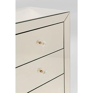 Commode 3 tiroirs LUXURY Kare Design Champagne