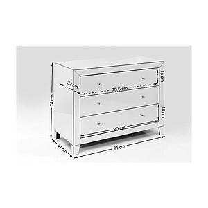 Commode 3 tiroirs LUXURY Kare Design