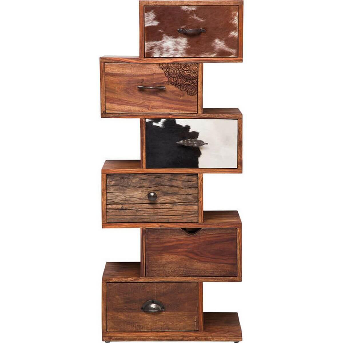 Commode 6 tiroirs Zick Zack RODEO Kare Design