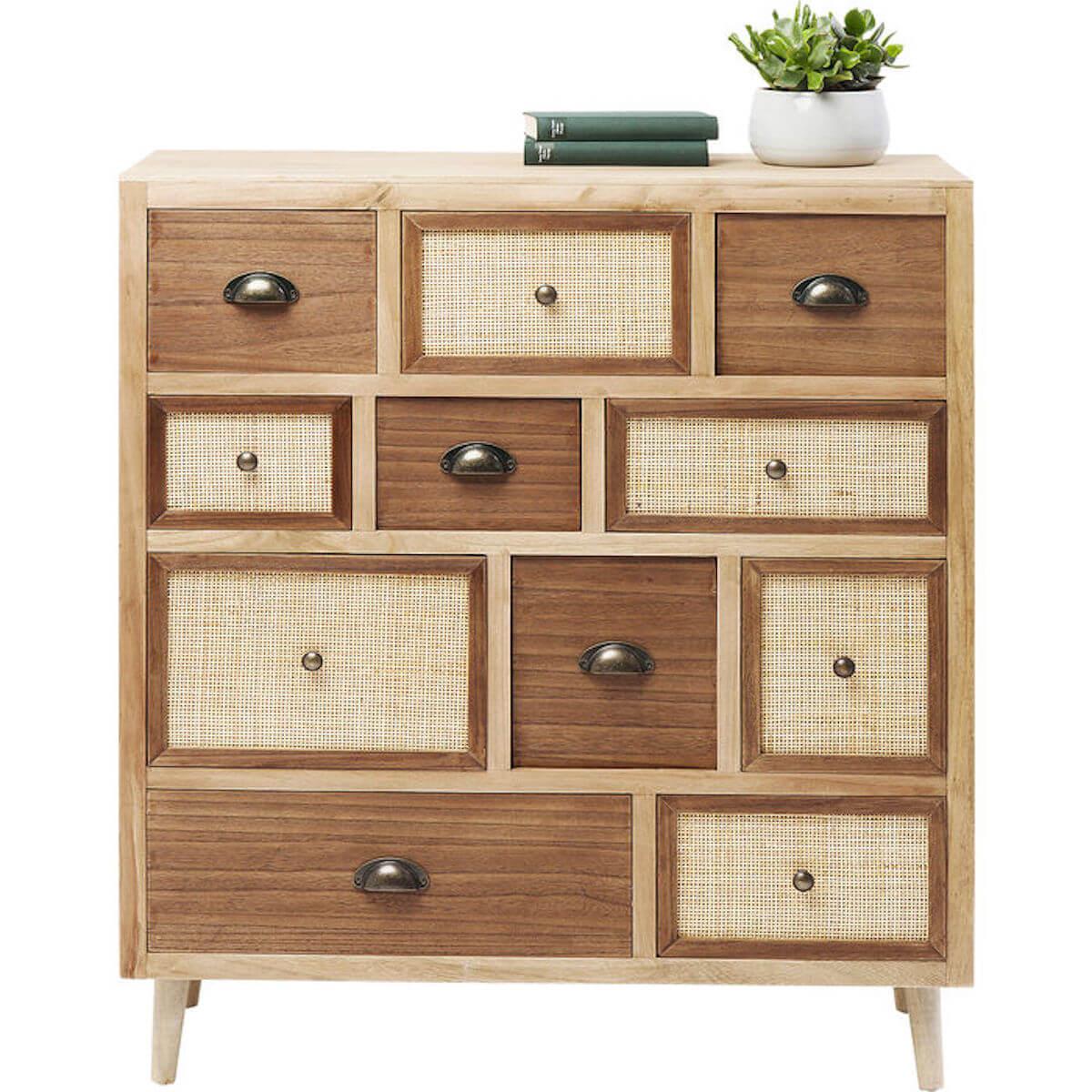 Commode 90cm 10 tiroirs SAMOS Kare Design