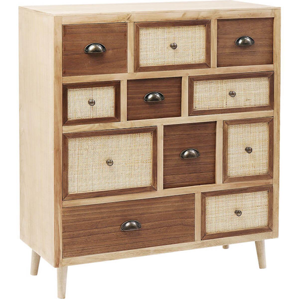 Commode 90cm 10 tiroirs SAMOS Kare Design