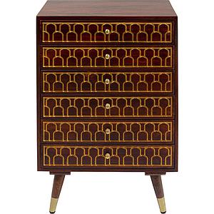 Commode haute MUSKAT Kare Design 6 tiroirs