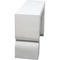 Console 120x76cm CURVE Kare Design blanc