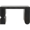 Console 120x76cm CURVE Kare Design noir