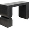 Console 120x76cm CURVE Kare Design noir