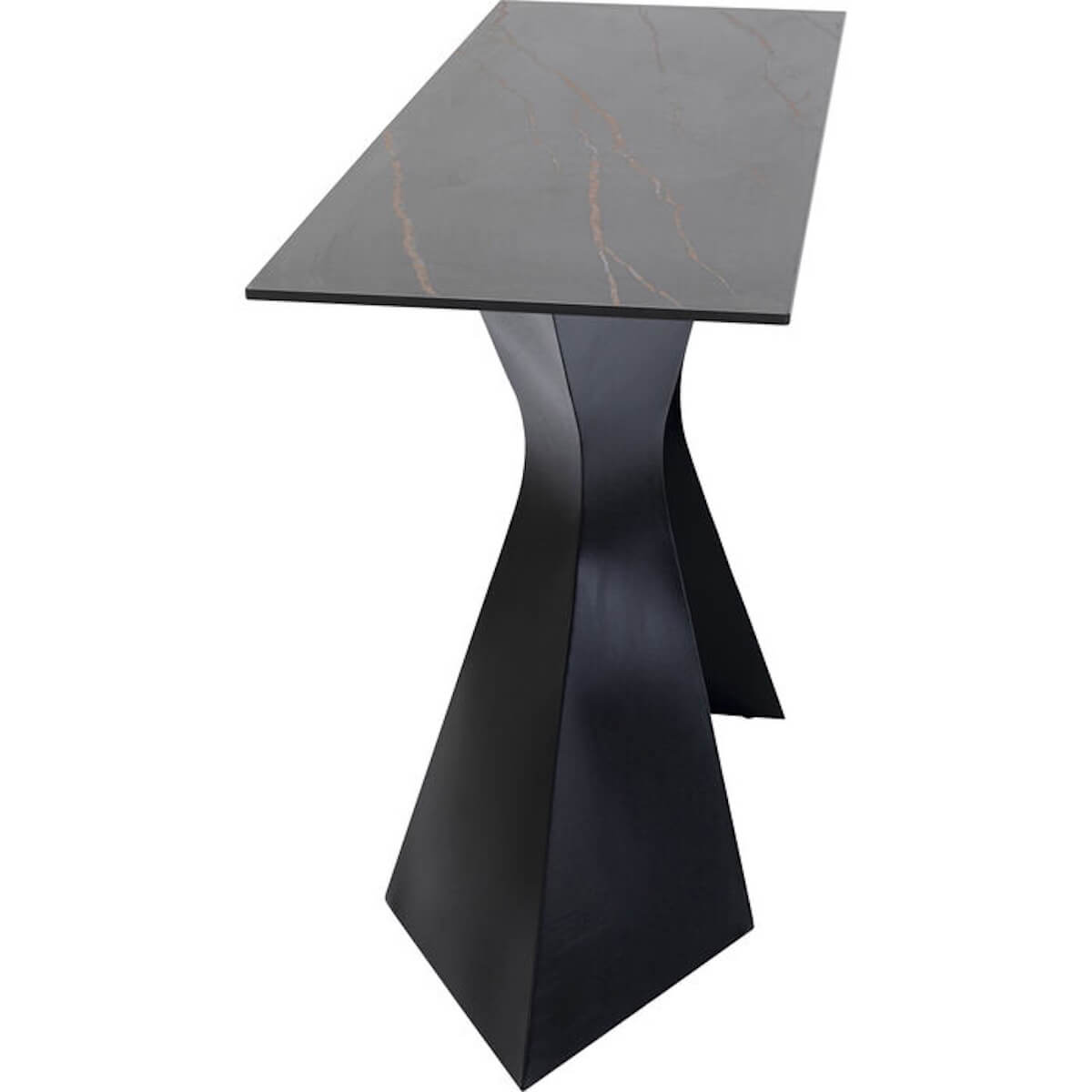 Console 140x81cm GLORIA Kare Design noir céramique