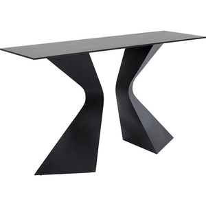 Console 140x81cm GLORIA Kare Design noir céramique