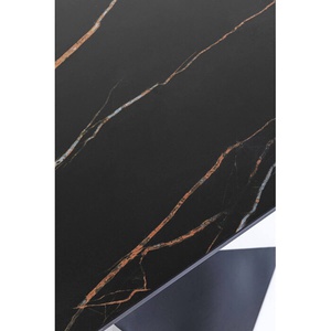 Console 140x81cm GLORIA Kare Design noir céramique