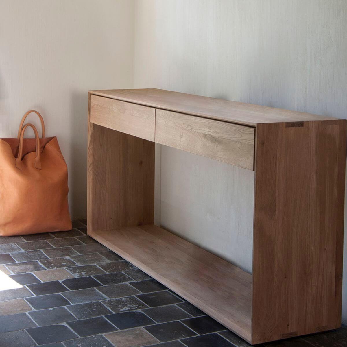 Console 160cm NORDIC Ethnicraft chêne Abitare Living