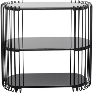 Console 81x78cm WIRE Kare Design noire