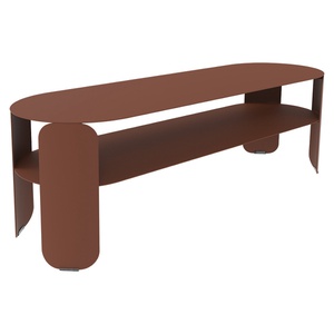 Console basse BEBOP Fermob ocre rouge 