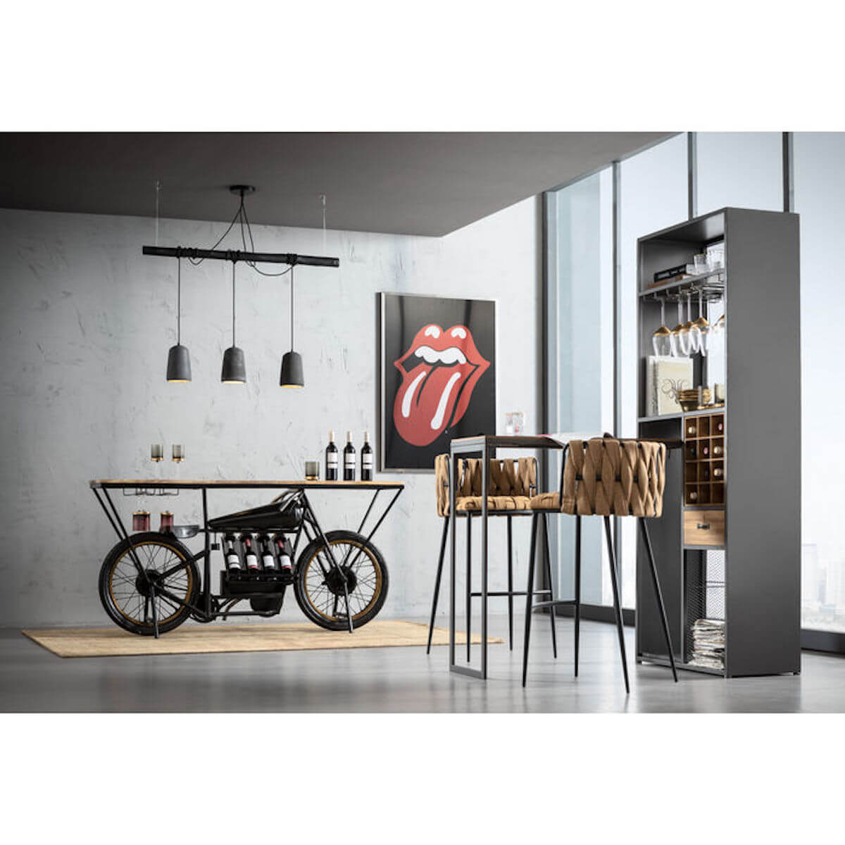 Console Motorbike Black Kare Design