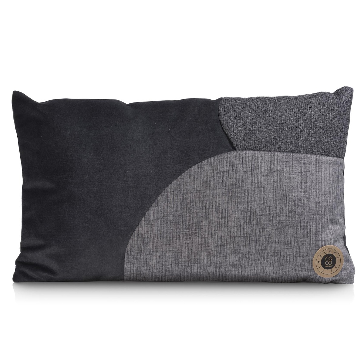 Coussin 30x50cm SKARLET Coco Maison Anthracite
