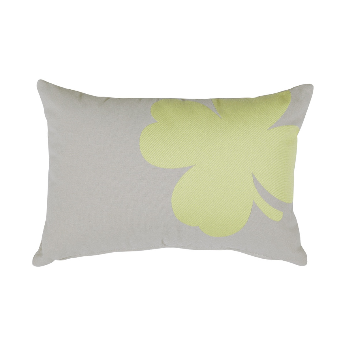 Coussin 44x30cm TREFLE Fermob gris argile