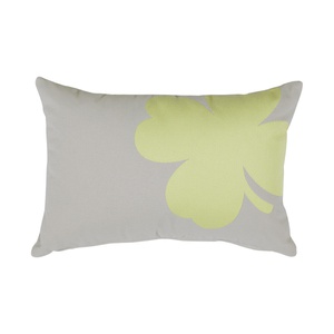 Coussin 44x30cm TREFLE Fermob gris argile