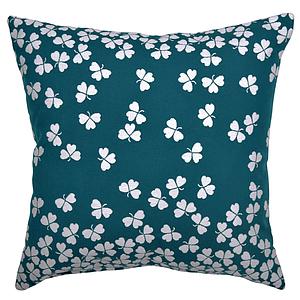 Coussin 44x44cm TREFLE Fermob bleu canard