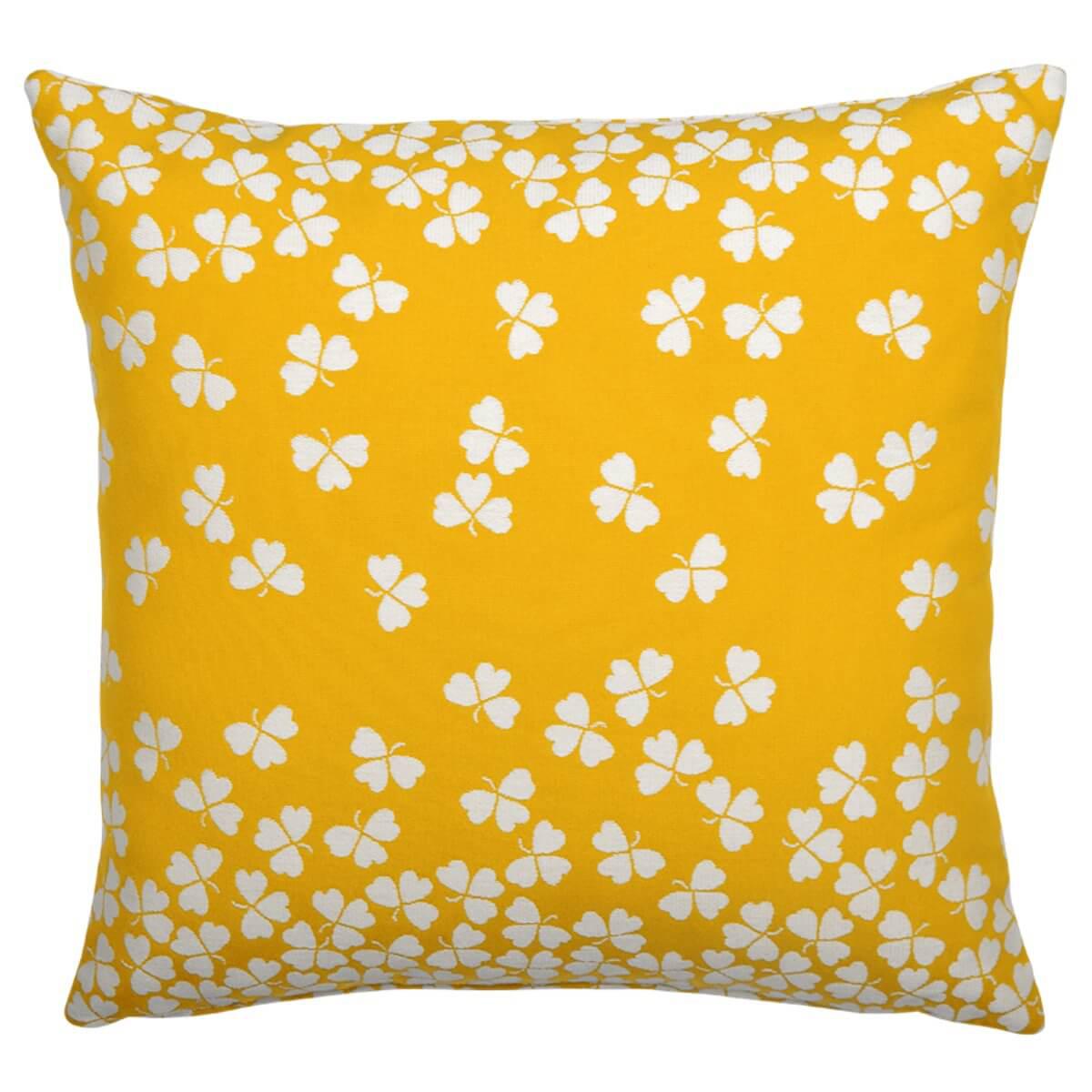 Coussin 44x44cm TREFLE Fermob Miel