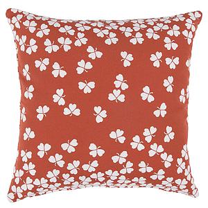 Coussin 44x44cm TREFLE Fermob rouge ocre