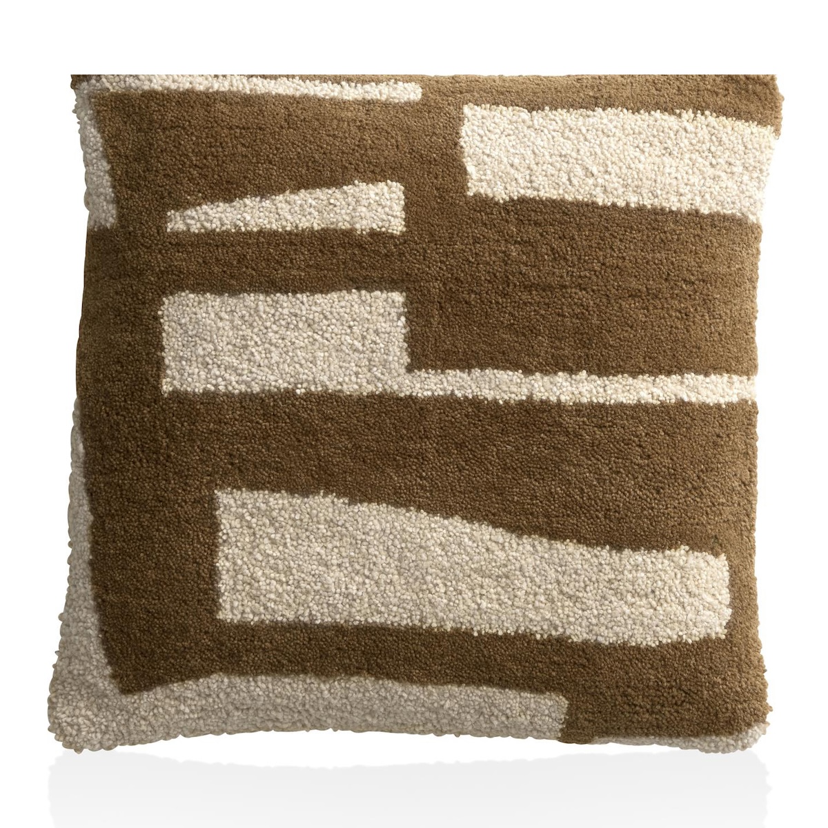 Coussin 50x50cm OLIVIA Coco Maison Brun