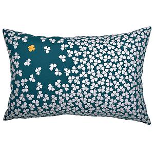 Coussin 68x44cm TREFLE Fermob Bleu canard