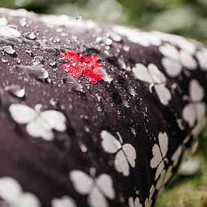 Coussin 68x44cm TREFLE Fermob Bleu canard
