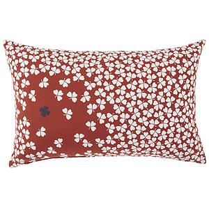 Coussin 68x44cm TREFLE Fermob rouge ocre