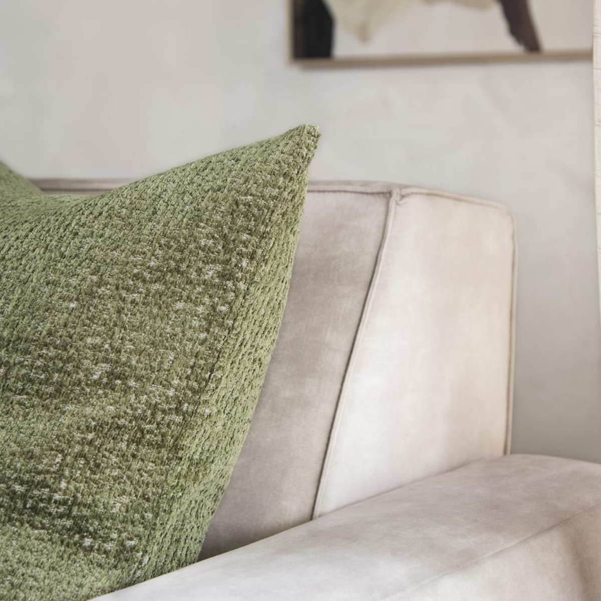 Coussin CHIC Coco Maison Olive 60x60cm
