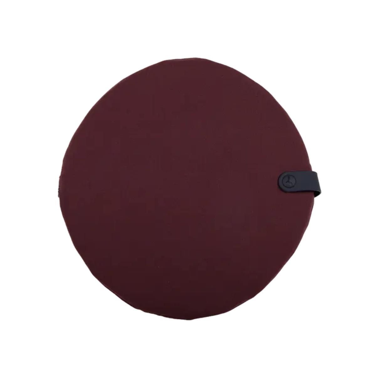 Coussin Galette OUTDOOR Fermob 40cm lie de vin
