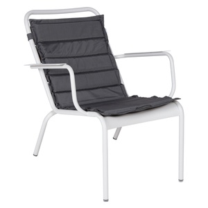 Coussin pour fauteuil bas LUXEMBOURG Fermob blanc coton
