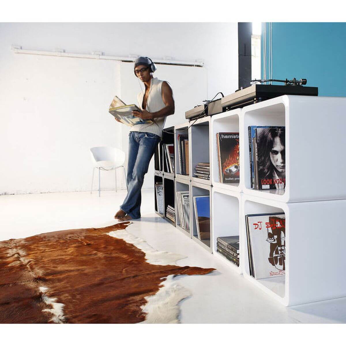 Cube LOUNGE Kare Desig blanc