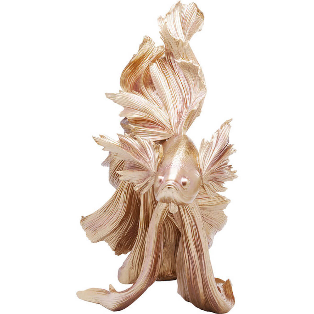 Deco Figurine Betta Fish Gold Kare Design