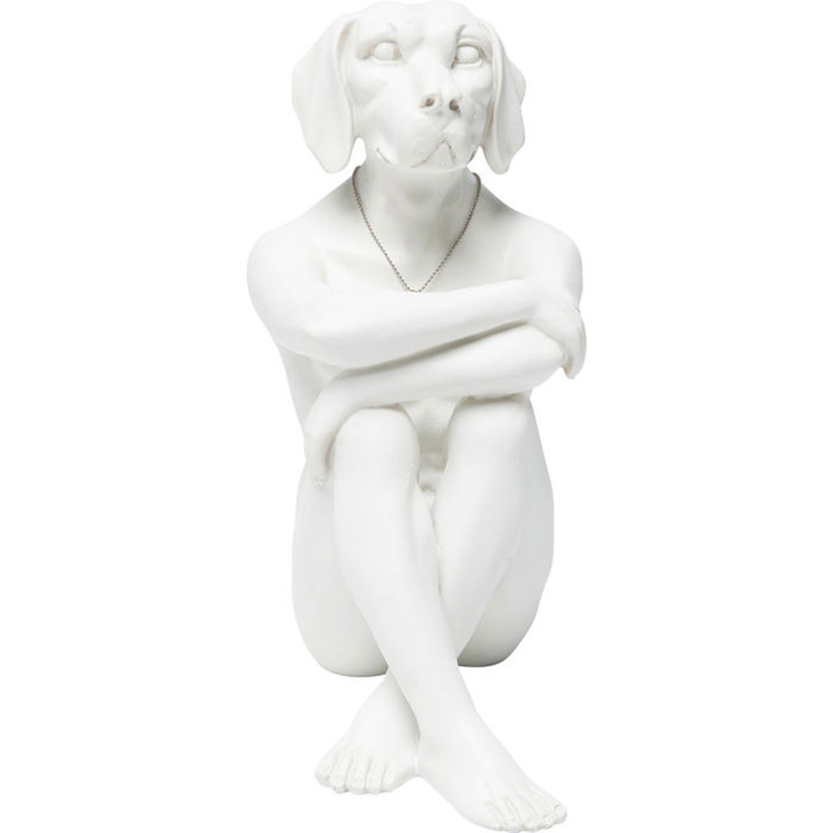 Deco Figurine Gangster Dog Cream Kare Design