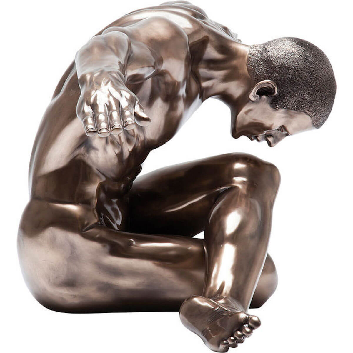Deco Figurine Nude Man Bow 137cm Kare Design