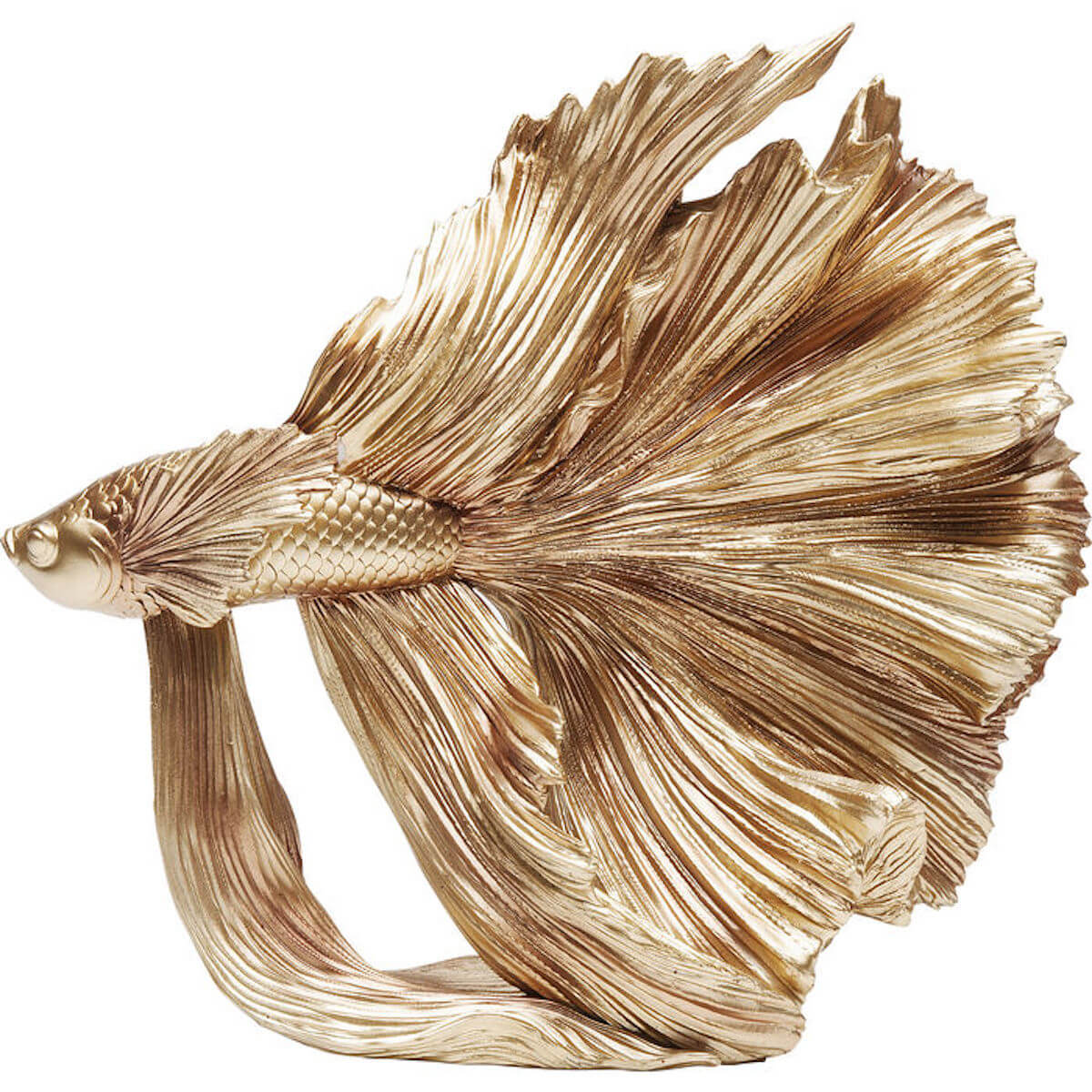 Deco Object Betta Fish Gold Small Kare Design