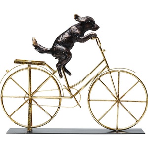 Deco Object Dog With Bicycle 44cm Kare Design