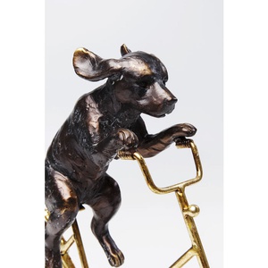 Deco Object Dog With Bicycle 44cm Kare Design