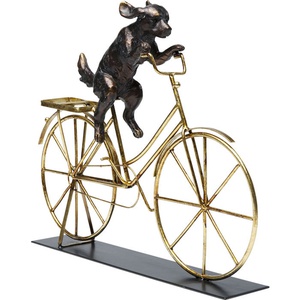 Deco Object Dog With Bicycle 44cm Kare Design