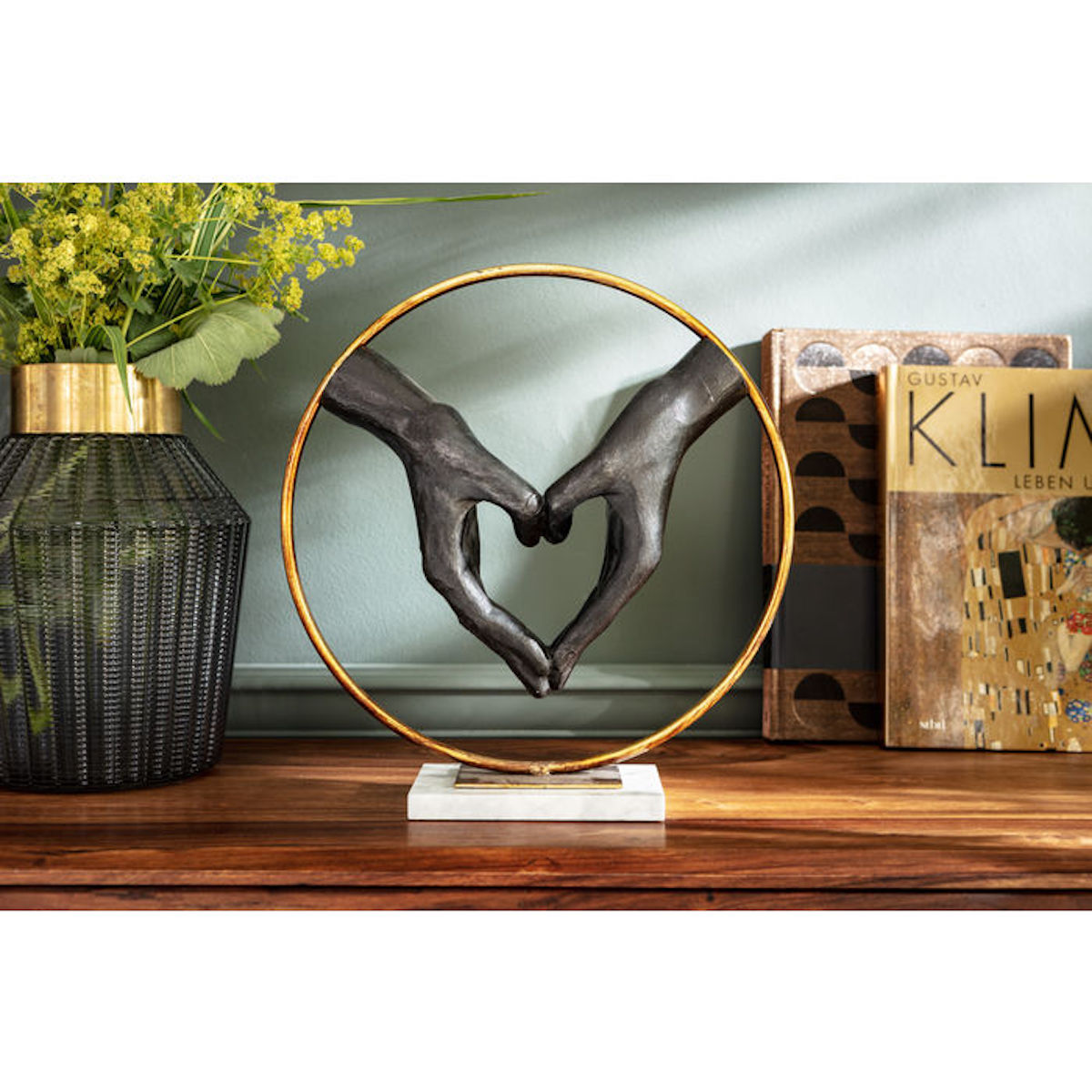 Deco Object Elements Heart Hand 33cm Kare Design
