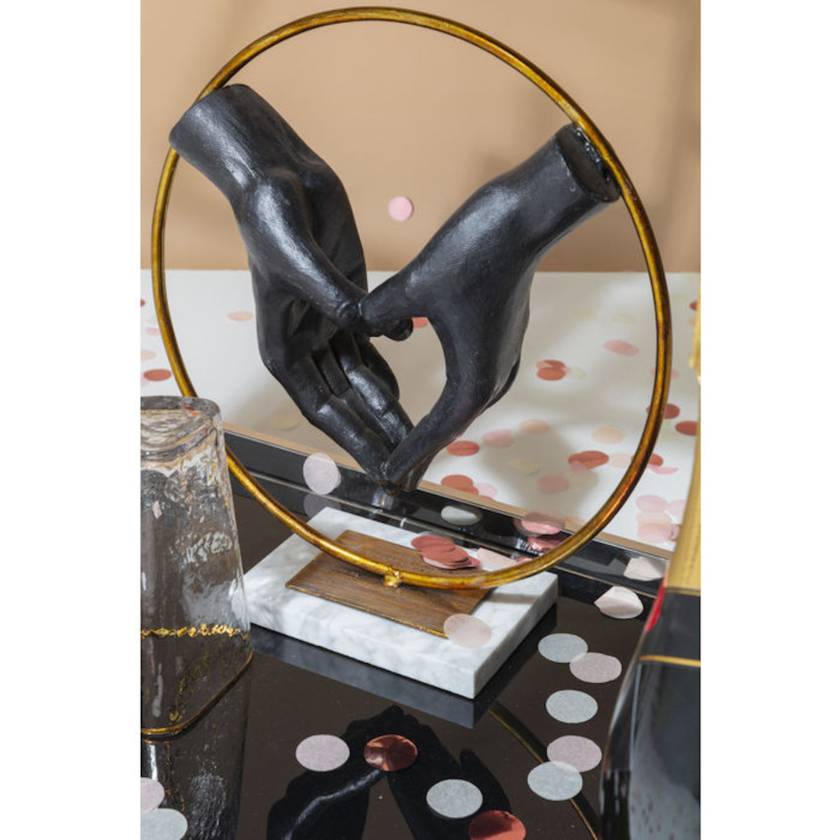 Deco Object Elements Heart Hand 33cm Kare Design